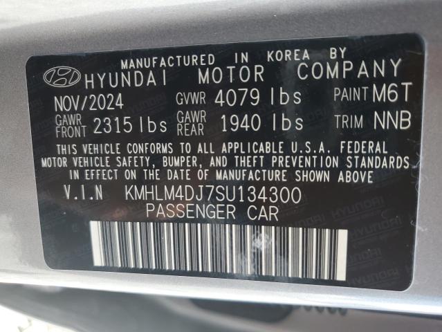 2025 HYUNDAI ELANTRA BL KMHLM4DJ7SU134300