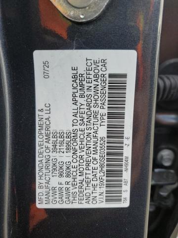 2025 HONDA CIVIC SPOR - 19XFL2H80SE035526