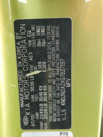 2016 KIA SOUL KNDJN2A2XG7827197