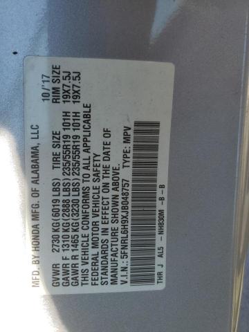 2018 HONDA ODYSSEY EL - 5FNRL6H9XJB048757