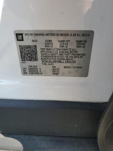 2020 GMC TERRAIN SLT 3GKALVEV6LL101133