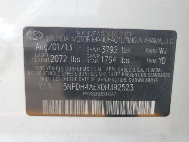 2013 HYUNDAI ELANTRA GL - 5NPDH4AEXDH392523