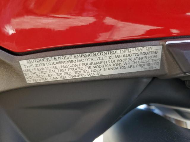 2025 DUCATI PANIGALE V ZDMHAU8T7SB002748