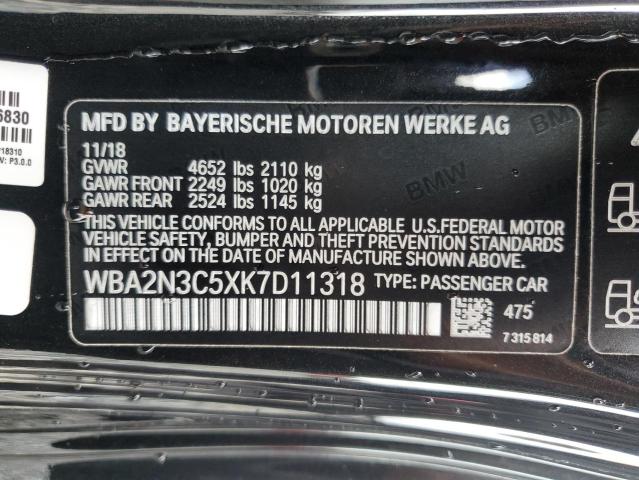 2019 BMW M240XI WBA2N3C5XK7D11318