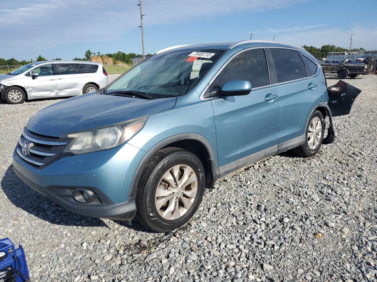 Lot #3302695060 2014 HONDA CR-V EXL