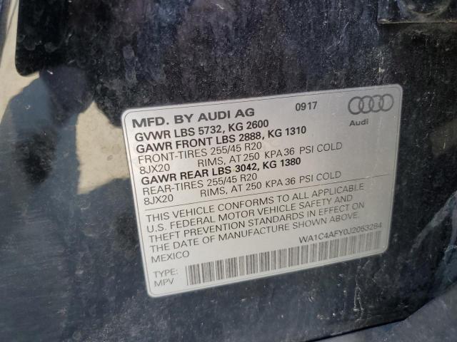 2018 AUDI SQ5 PRESTI WA1C4AFY0J2053284