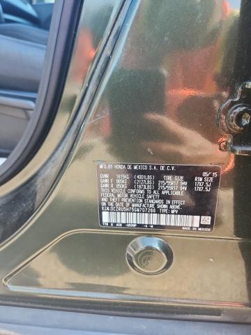 2016 HONDA HR-V EXL 3CZRU5H75GM707266