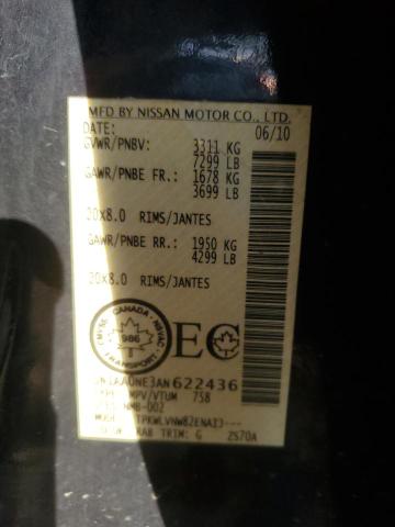 2010 NISSAN ARMADA PLATINUM - 5N1AA0NE3AN622436