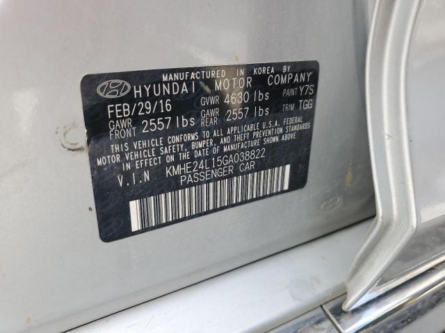 2016 HYUNDAI SONATA HYB KMHE24L15GA038822