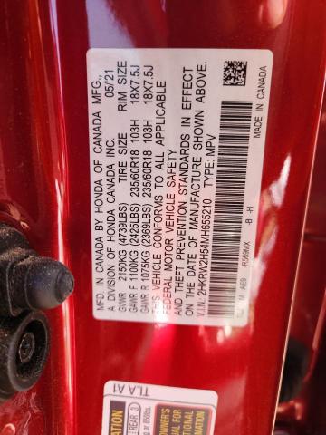 2021 HONDA CR-V EX 2HKRW2H54MH655210