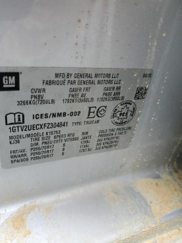 2015 GMC SIERRA K1500 SLE #3268930214