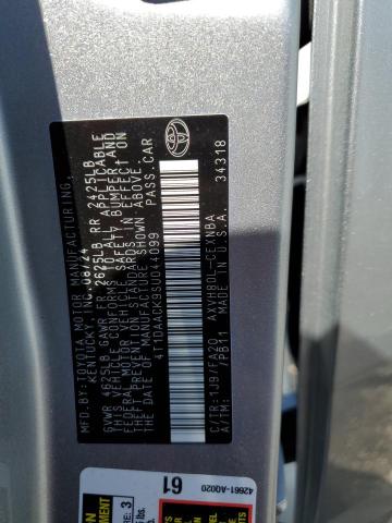2025 TOYOTA CAMRY XSE 4T1DAACK9SU044099