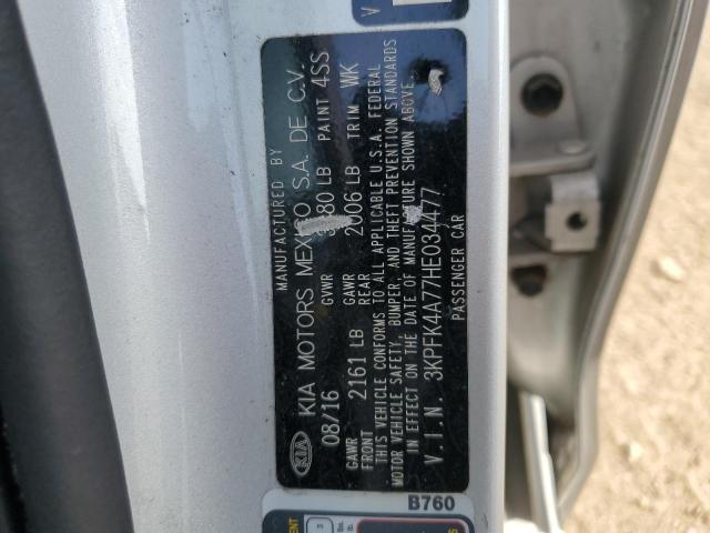 2017 KIA FORTE 3KPFK4A77HE034477