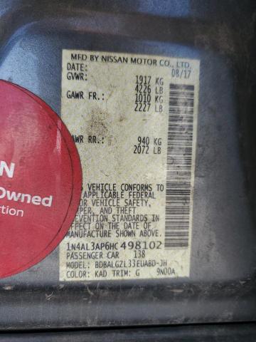 2017 NISSAN ALTIMA 2.5 #3302823891