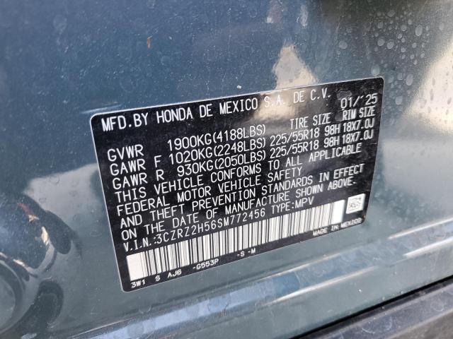 2025 HONDA HR-V SPORT 3CZRZ2H56SM772456