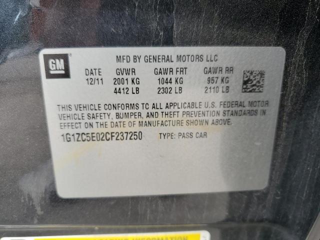 2012 CHEVROLET MALIBU 1LT - 1G1ZC5E02CF237250