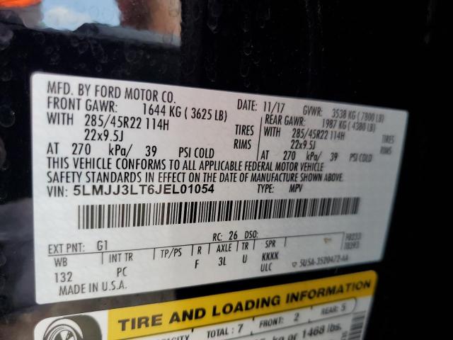 2018 LINCOLN NAVIGATOR 5LMJJ3LT6JEL01054