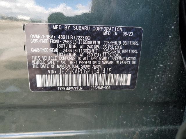 2023 SUBARU FORESTER L JF2SKAPC6PH541415