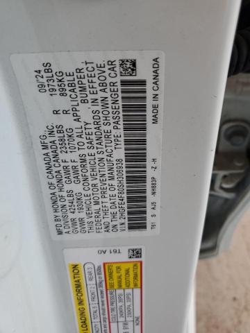 2025 HONDA CIVIC SPOR 2HGFE4F80SH306938