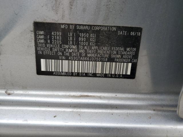 2018 SUBARU IMPREZA PR 4S3GTAB66J3750158