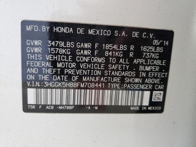 2015 HONDA FIT EX 3HGGK5H88FM708441