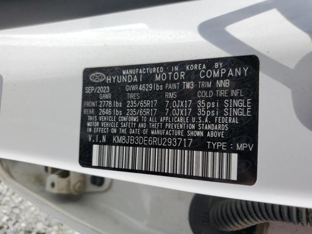 2024 HYUNDAI TUCSON SEL - KM8JB3DE6RU293717