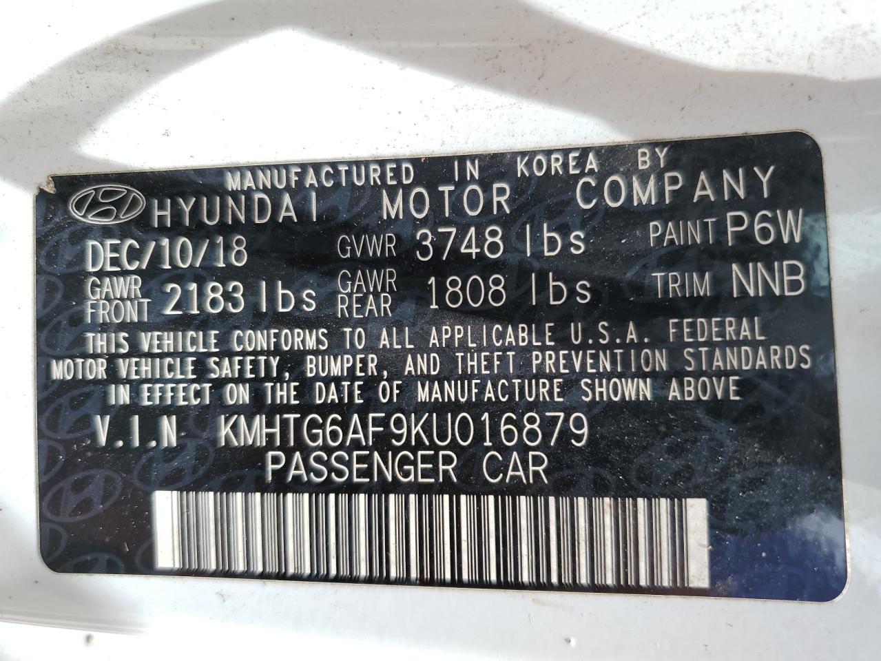 HYUNDAI VELOSTER BASE