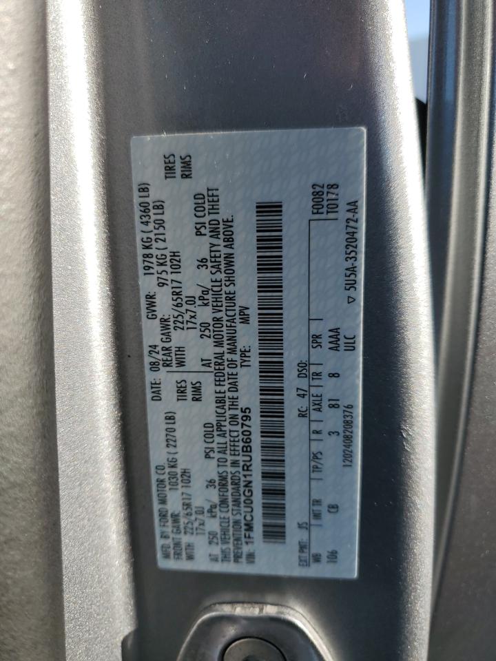 Lot #3306676859 2024 FORD ESCAPE ACT