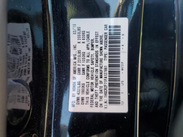2015 HONDA ACCORD EX 1HGCR2F71FA127881