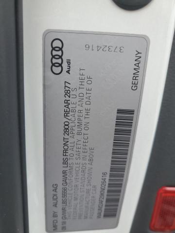 2019 AUDI A6 PRESTIG WAUM2AF29KN026416