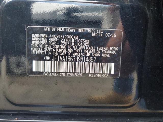 2017 SUBARU WRX - JF1VA1B63H9814862