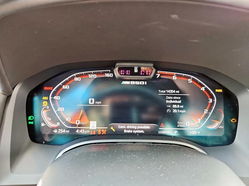 2019 BMW M850XI WBABC4C5XKBU95715