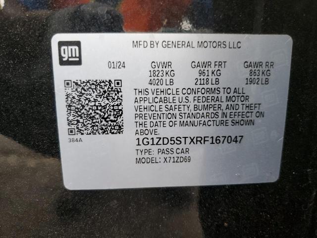 2024 CHEVROLET MALIBU LT 1G1ZD5STXRF167047