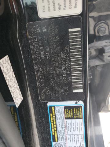 2015 KIA CADENZA PR KNALN4D76F5191865