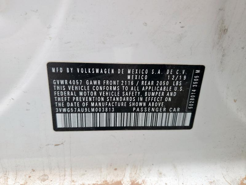 2020 VOLKSWAGEN GOLF 3VWG57AU9LM003813