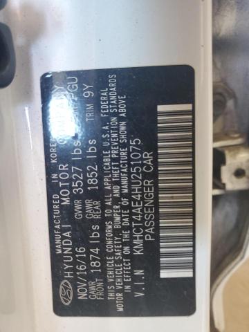 2017 HYUNDAI ACCENT SE KMHCT4AE4HU251075