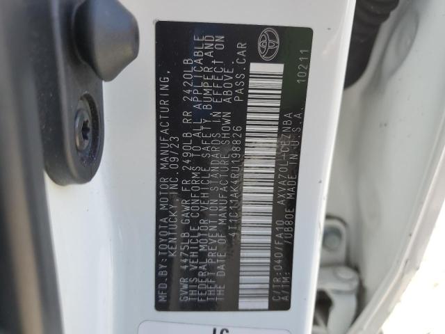 2024 TOYOTA CAMRY LE 4T1C11AK4RU198826
