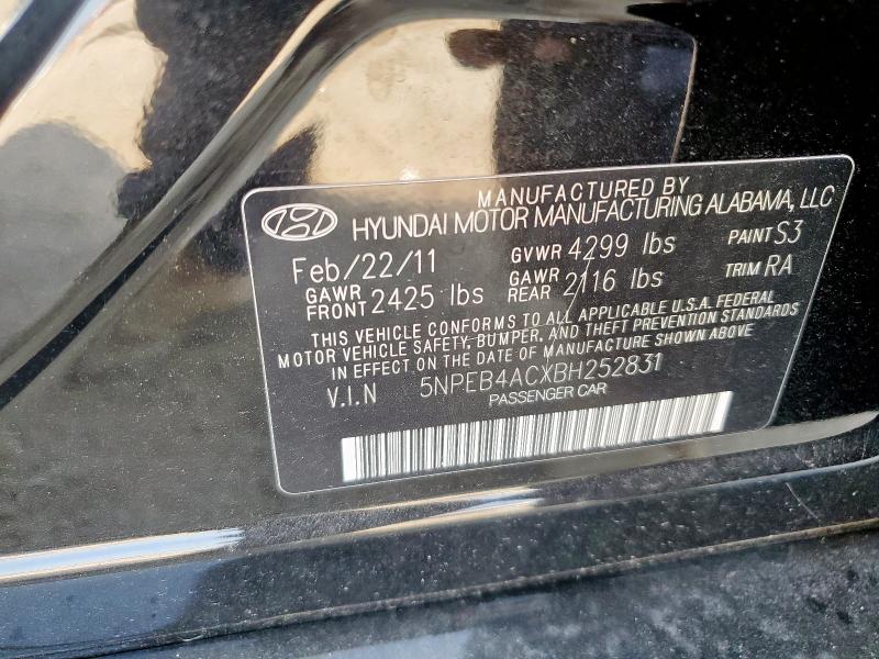 2011 HYUN SONATA GLS - 5NPEB4ACXBH252831