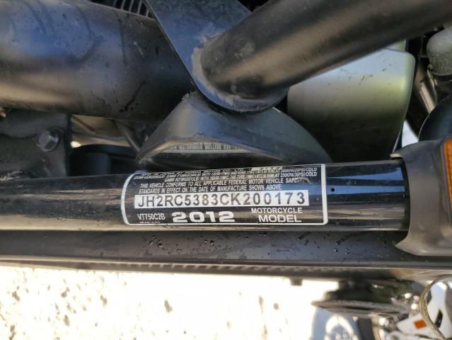2012 HONDA VT750 C2B JH2RC5383CK200173