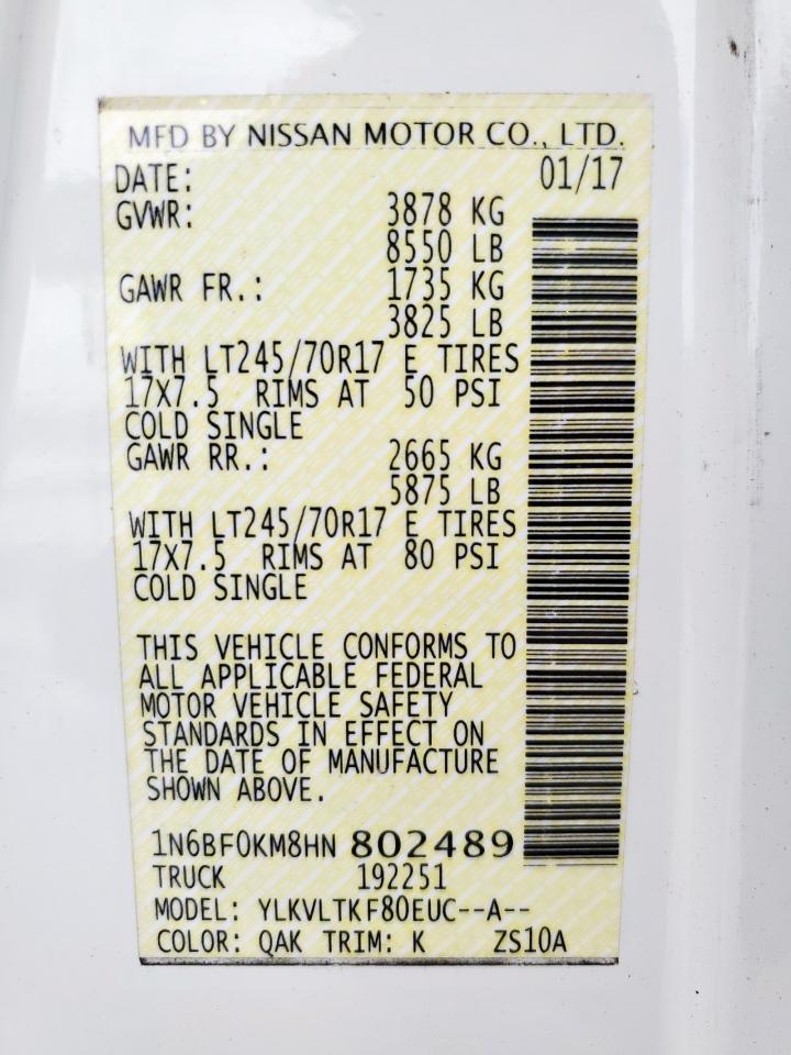 NISSAN NV1500 1500 S