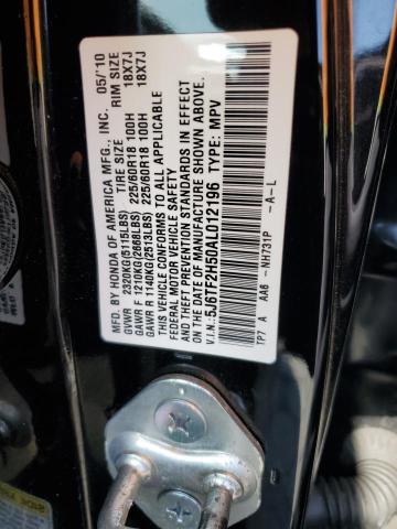 5J6TF2H50AL012196 2010 HONDA ACCORD