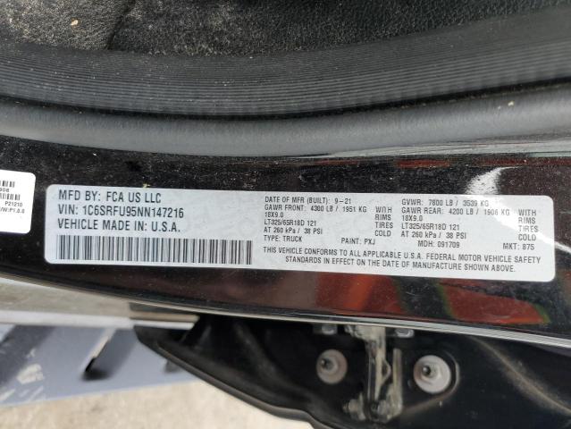 2022 RAM 1500 TRX 1C6SRFU95NN147216