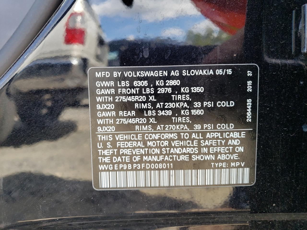 VOLKSWAGEN TOUAREG V6 TDI