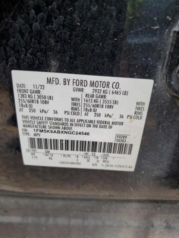 2022 FORD EXPLORER P - 1FM5K8ABXNGC24546