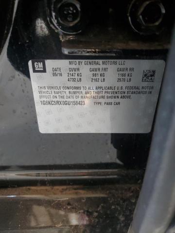 2016 CADILLAC CT6 LUXURY 1G6KC5RX0GU158423