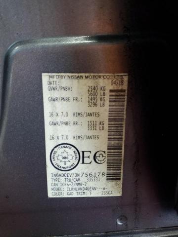 2018 NISSAN FRONTIER S 1N6AD0EV7JN756178