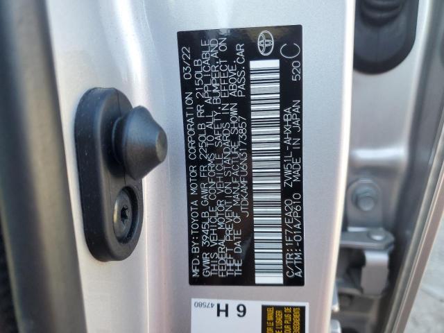 2022 TOYOTA PRIUS NIGH JTDKAMFU6N3173857
