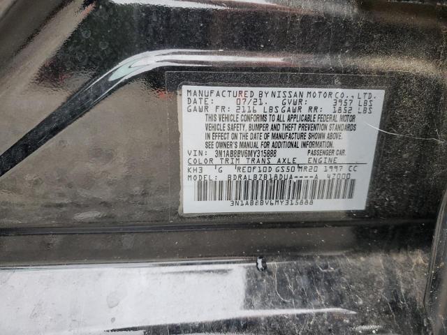 2021 NISSAN SENTRA S 3N1AB8BV6MY315888