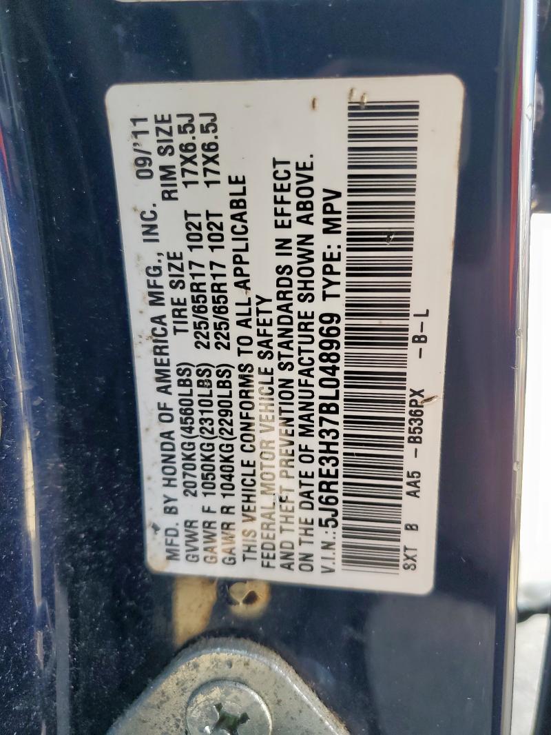 2011 HONDA CR-V LX - 5J6RE3H37BL048969