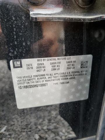2017 CHEVROLET VOLT PREMI 1G1RB6S56HU108861